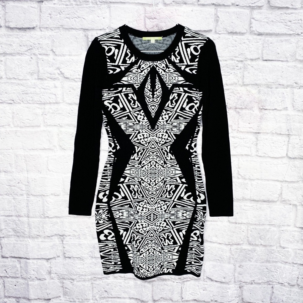 Gianni Bini Geometric Mini Dress